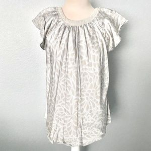 Banana Republic Monogram Low Back Print Top Medium